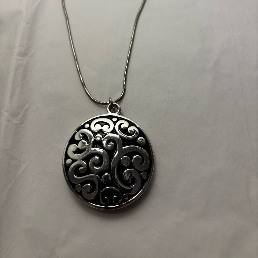 BRIGHTON Reversible Medallion Pendant Necklace, adjustable length